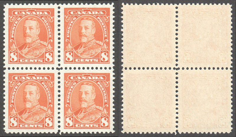 Canada Scott 222 MNH VF Block (P) - Click Image to Close